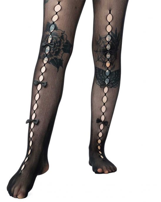 svarta-tights-med-hål-och-rosetter-sugar-hex