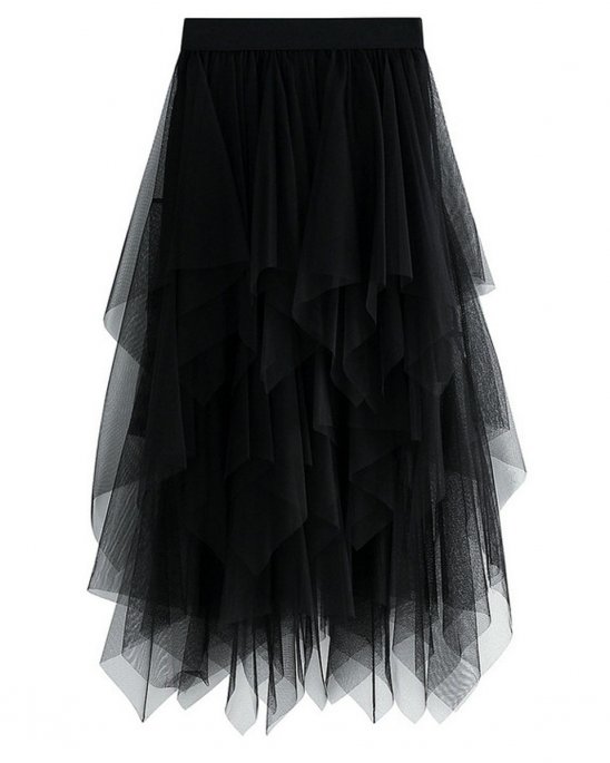 tyllkjol-svart-tutu-mesh-skirt