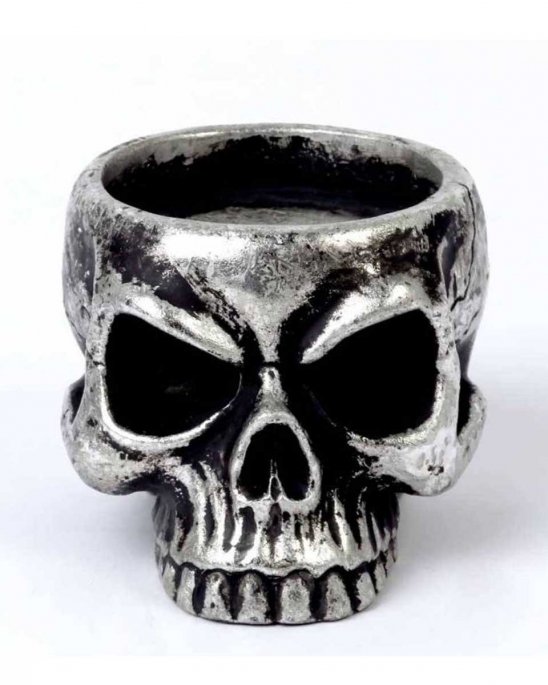 dödskalle som ljusstake från alchemy