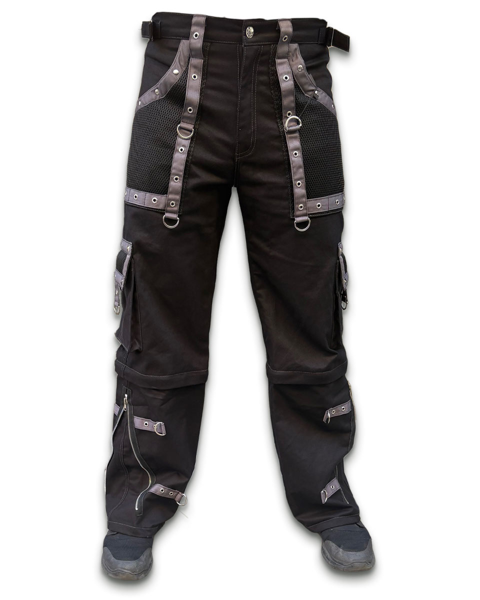 Baggy Byxor/Shorts Svart-Grå (Storlek: 32")