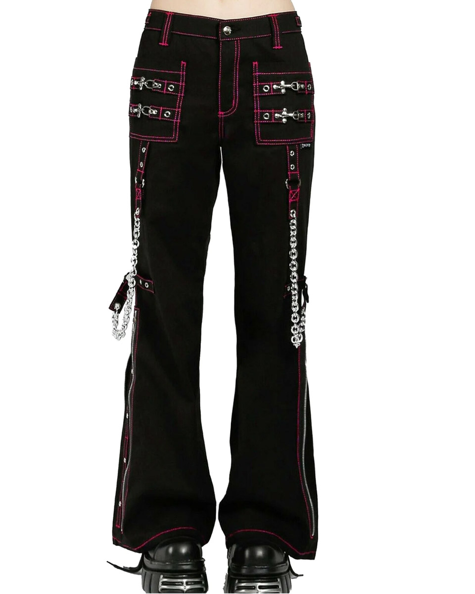 Bondage Byxor med Rosa sömmar  (Storlek: 34")