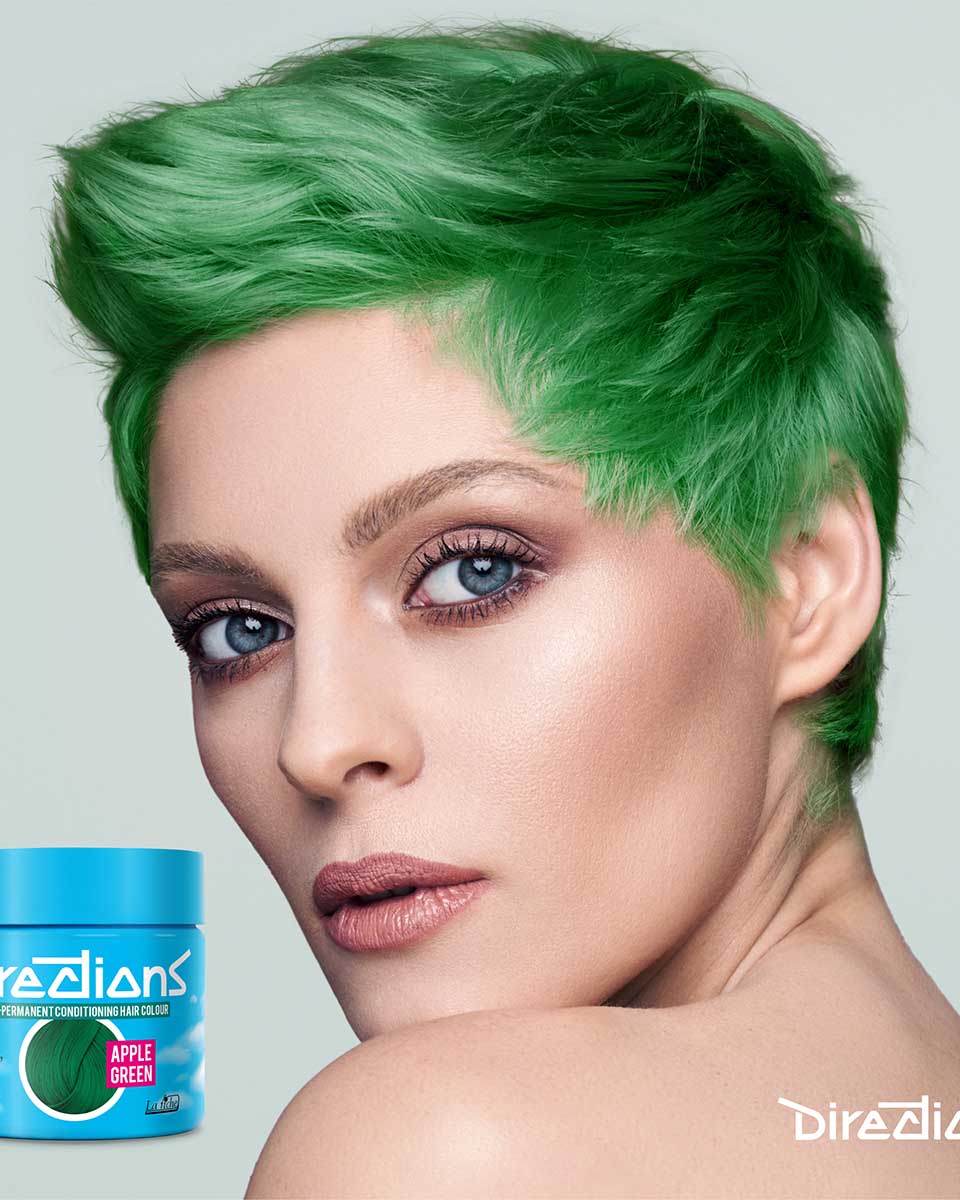 Grön Hårfärg Directions Apple Green