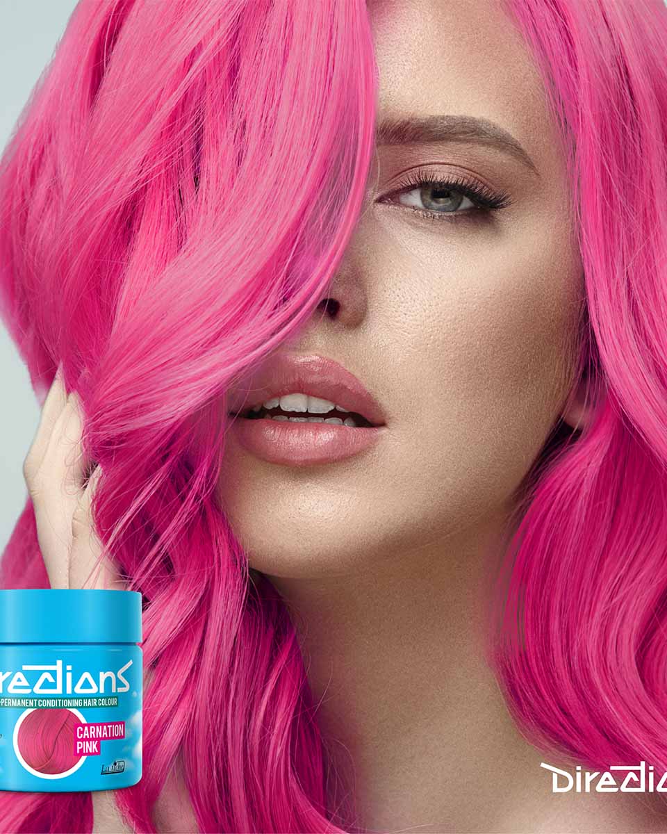 Rosa Hårfärg Directions Carnation Pink
