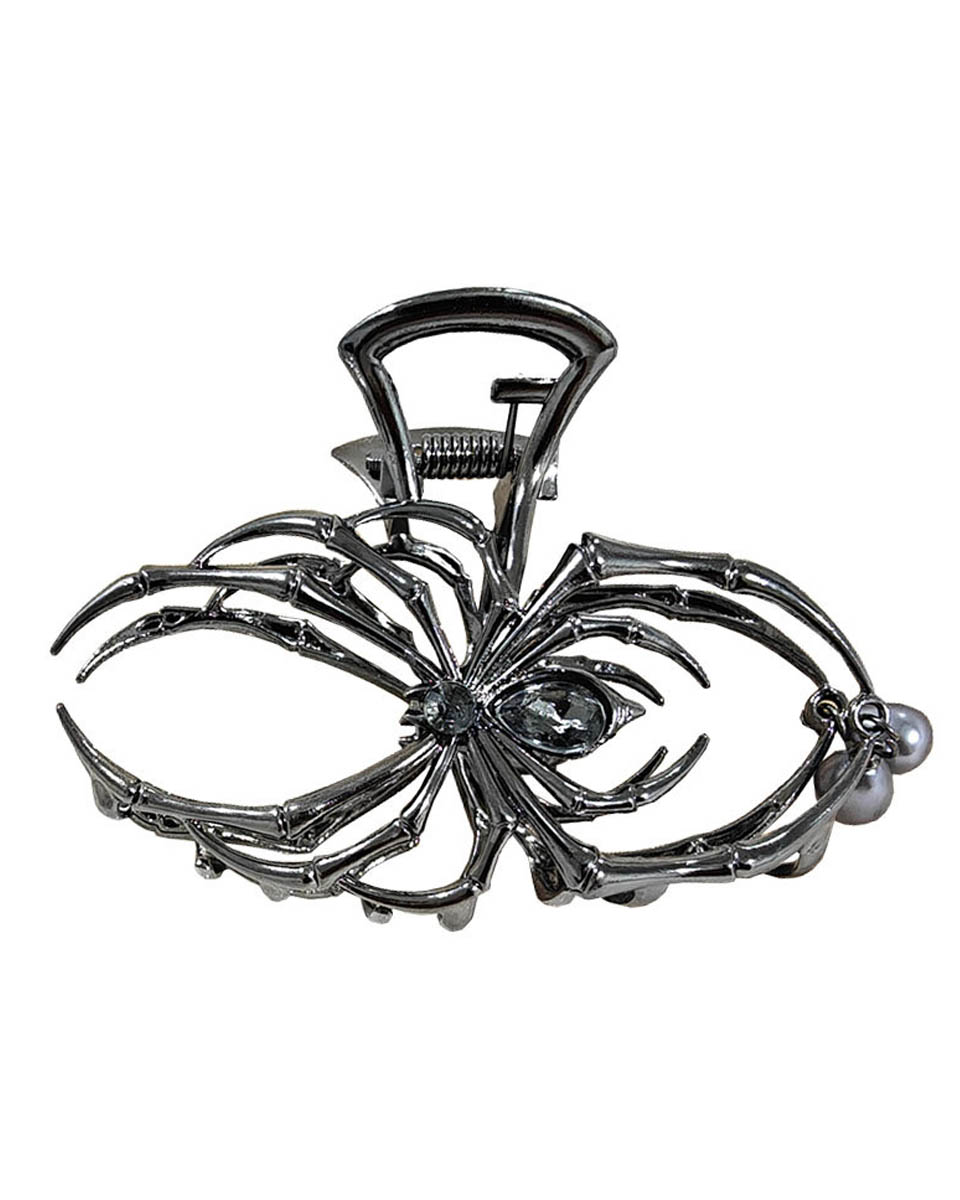 Hårklämma Svart Spindel