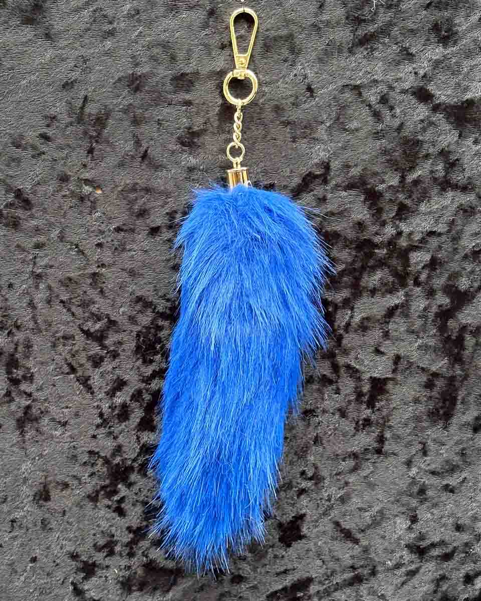 Nyckelring Svans – Blå (Blue)