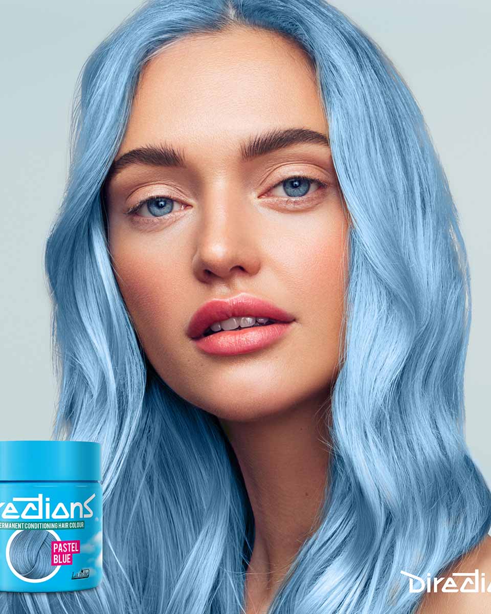 Blå Hårfärg Directions Pastel Blue