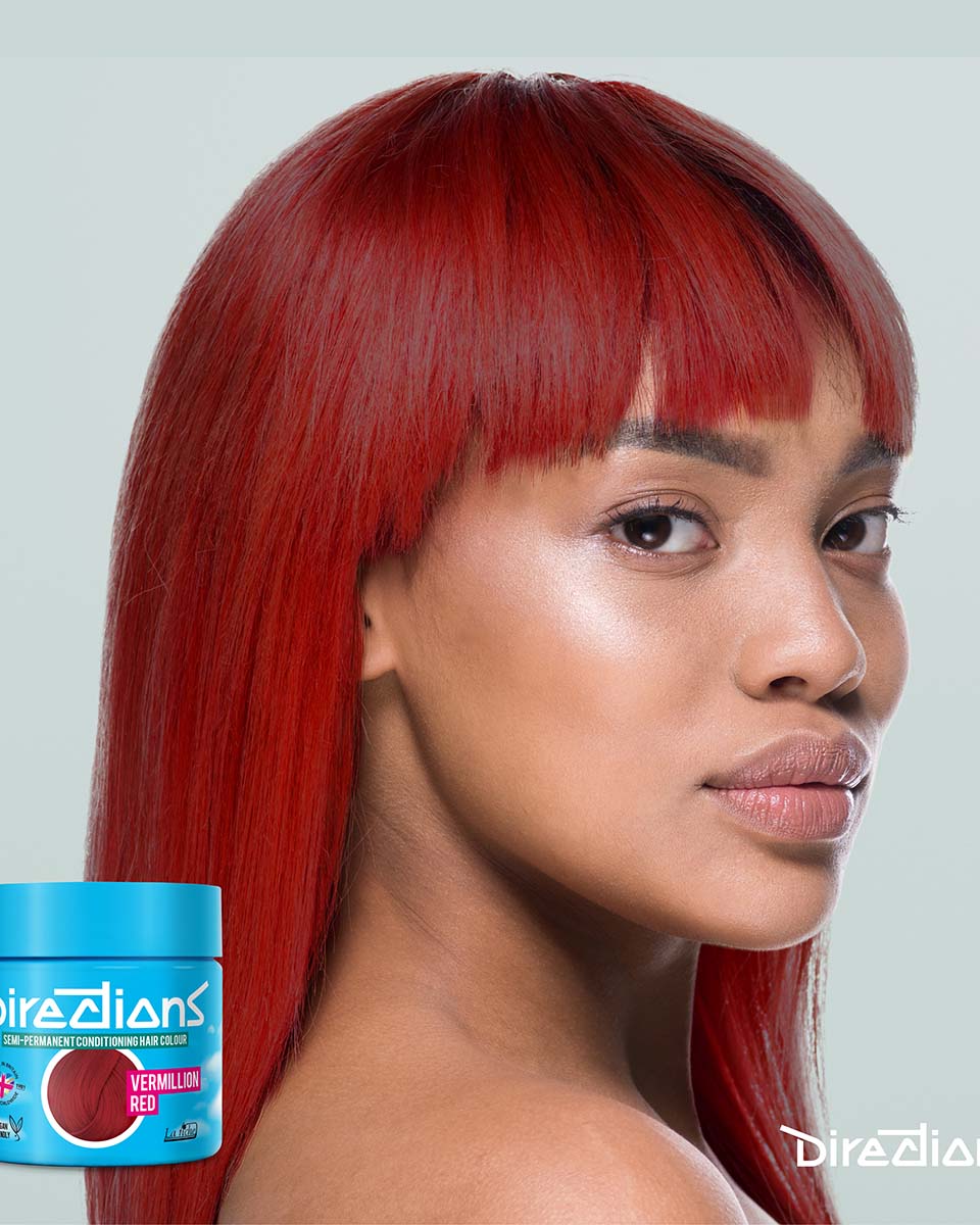 Röd Hårfärg Directions Vermillion Red